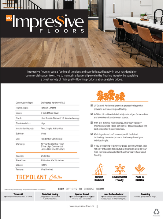 Baccala - Impressive Floors Tremblant Engineered Hardwood T&G