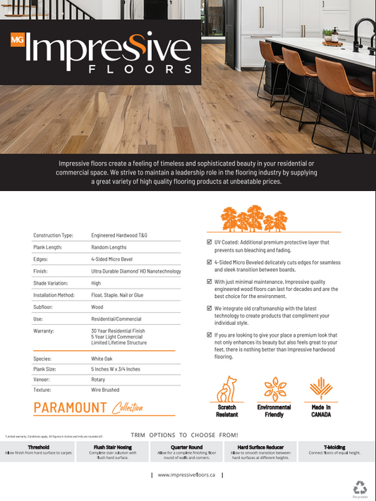 Orian - Impressive Floors Paramount Engineered Hardwood T&G