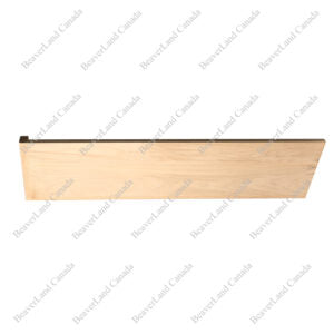 Available in 42”, 48” Square Edge Treads with Front Return, Open on Left Side White Oak 100pcs/skid (STE301-L)