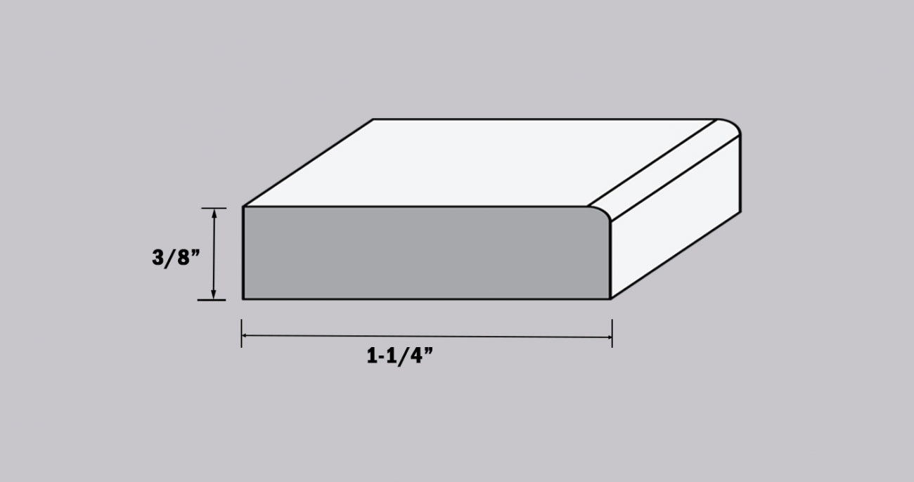 Shoe Molding - Door Stop - Flat Stock-NAF