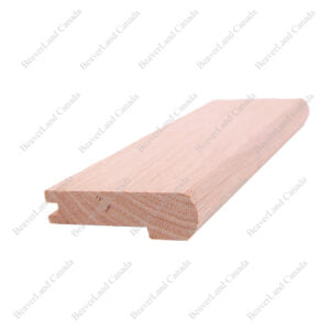 4-1/2″ (Width) * 3/4″ (Thick) Round Edge With the Return Connect to Hardwood Solid Red Oak (SN101-RH)
