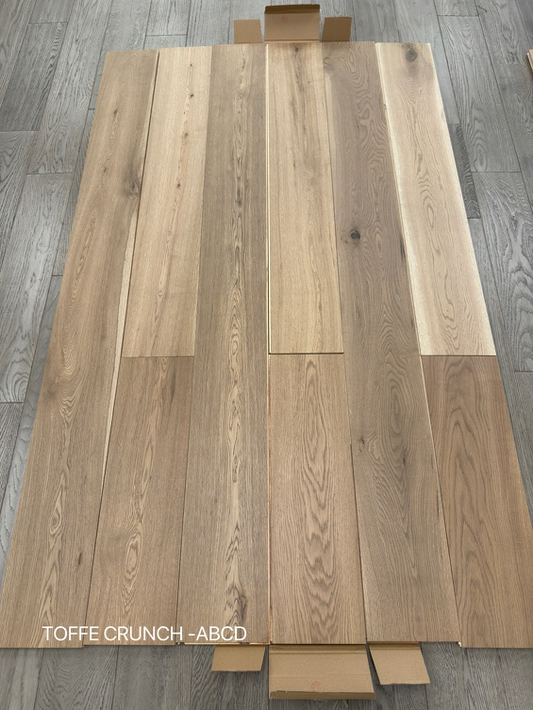 Toffee Crunch - Vidar European Oak 7-1/2" x 3/4" Engineered Hardwood T&G