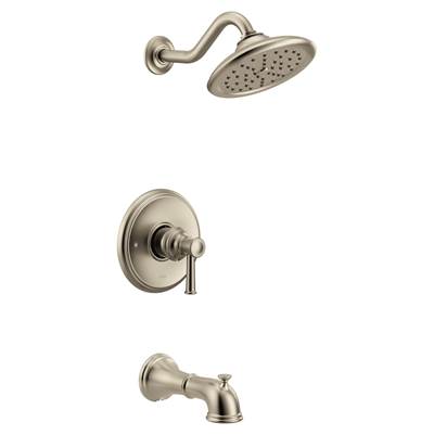 Moen UT3313BN- Belfield M-CORE 3-Series 1-Handle Tub and Shower Trim Kit in Brushed Nickel (Valve Not Included)