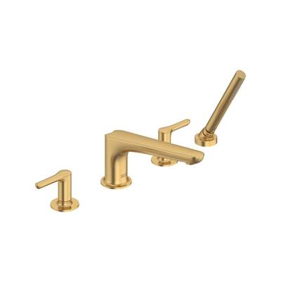 American Standard T105901.GN0 - Studio® S Bathtub Faucet With Lever Handles And Personal Shower For Flash® Rough-In Valve