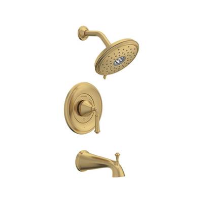 American Standard TU052508.GN0 - Delancey® 1.8 Gpm/6.8 L/Min Tub And Shower Trim Kit With Water-Saving 4-Function Showerhead And Lever Handle