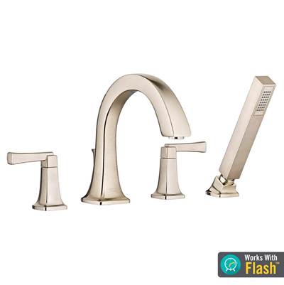 American Standard T353901.013 - Townsend® Bathtub Faucet With Lever Handles And Personal Shower For Flash® Rough-In Valve