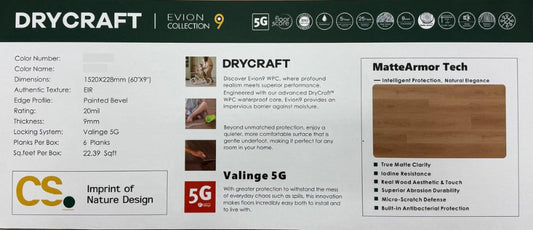 ARNO EV411009 - Canadian Standard Flooring 9mm WPC Vinyl | Evion 9 Collection