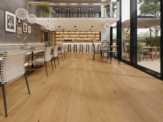 Honey Wheat (Natural) - Vidar 5" x 1/2" Click American Oak Engineered Hardwood
