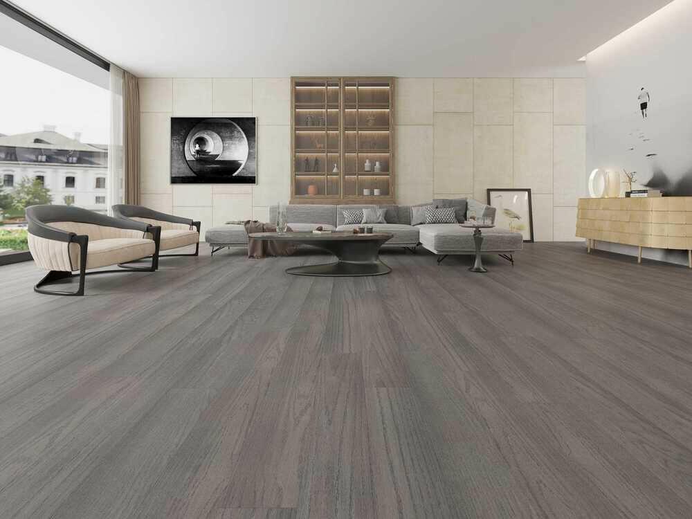 Smoke Grey - Vidar 5" x 1/2" Click American Oak Engineered Hardwood