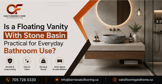 Is a Floating Vanity With Stone Basin Practical for Everyday Bathroom Use?