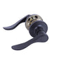 Door Lock Lever Passage Black Curved Handle (100109)