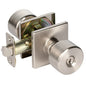 Door Lock Knob Entry Cove Satin Nickel (100118)