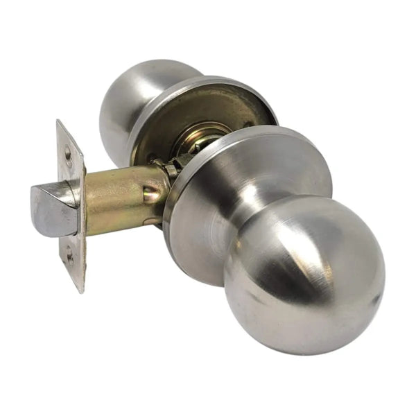 Door Lock Knob Passage Pewter (100203)