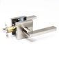 Door Lock Lever Passage Square Satin Nickel (100216)