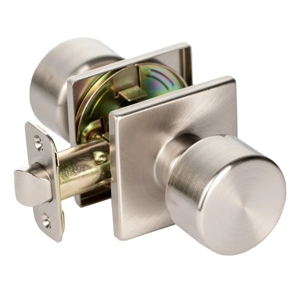 Door Lock Knob Passage Cove Satin Nickel (100218)