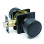 Door Lock Knob Passage Cove Matte Black (100219)