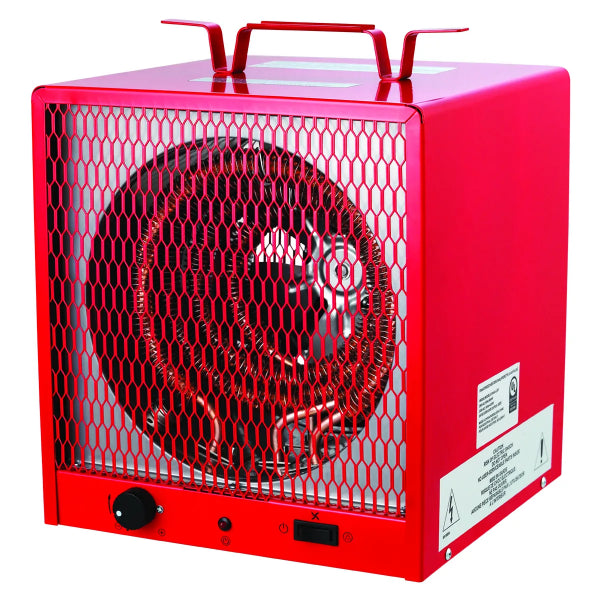 Metal Construction Heater Enclosed Motor 5600W 240V 60Hz  Red (100275)