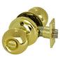 Door Lock Knob Privacy Polished Brass (100305)