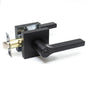 Door Lock Lever Privacy Square Matte Black (100317)