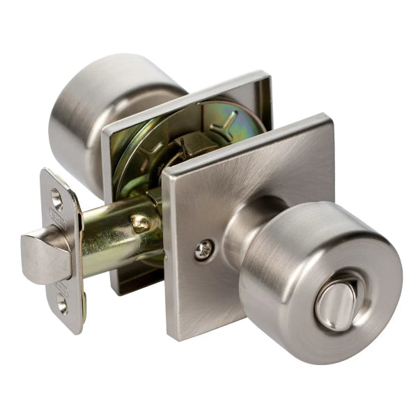 Door Lock Knob Privacy Cove Satin Nickel (100318)