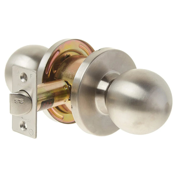 Door Lock Knob Passage Stain Chrome (Commercial) (100332)