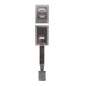 Door Lock Grip Square Pewter (100444)
