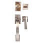 Door Lock Grip Square Satin Nickel (Zinc Alloy) (100463)