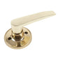 Door Lock Lever Dummy Polished Brass (100546)