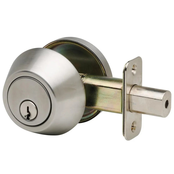 Deadbolt Single Cylinder Stainless Steel (100600)