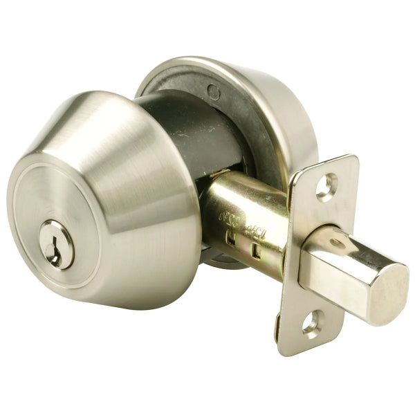 Door Lock Double Cylinder Deadbolt Pewter (100604)