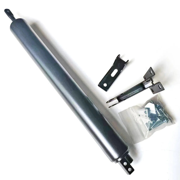 Pneumatic Aluminum Door Closer 10.5in x 1.25in Black (100672)