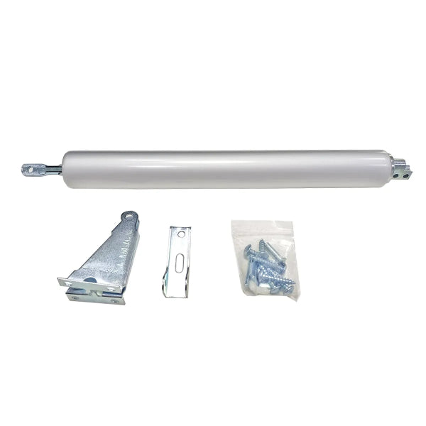 Pneumatic Aluminum Door Closer 10.5in x 1.25in Silver (100673)