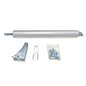 Pneumatic Aluminum Door Closer 10.5in x 1.25in Silver (100673)