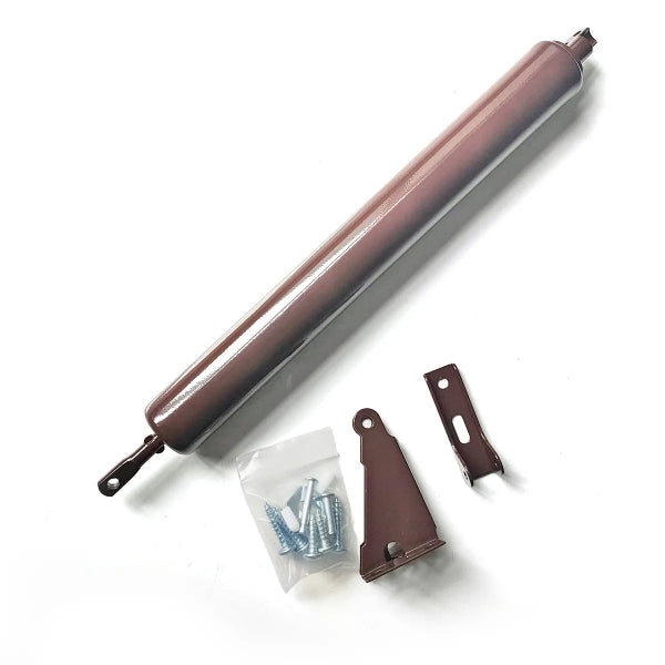 Pneumatic Aluminum Door Closer 10.5in x 1.25in Brown (100675)