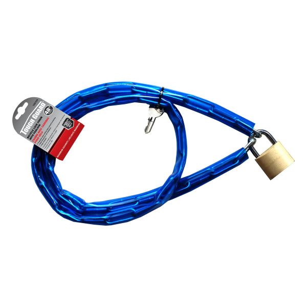 Bicycle Lock 48in Chain with Padlock (100704)