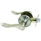Door Lock Lever Passage Satin Nickel (100752)