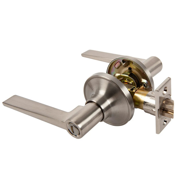 Door Lock Lever Passage Satin Nickel (858 Series) (100755)