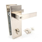 Door Lock Double Protection Security Set Satin Nickel (100765)