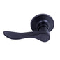 Door Lock Lever Dummy Black (Left Side) Curved Handle (100767)