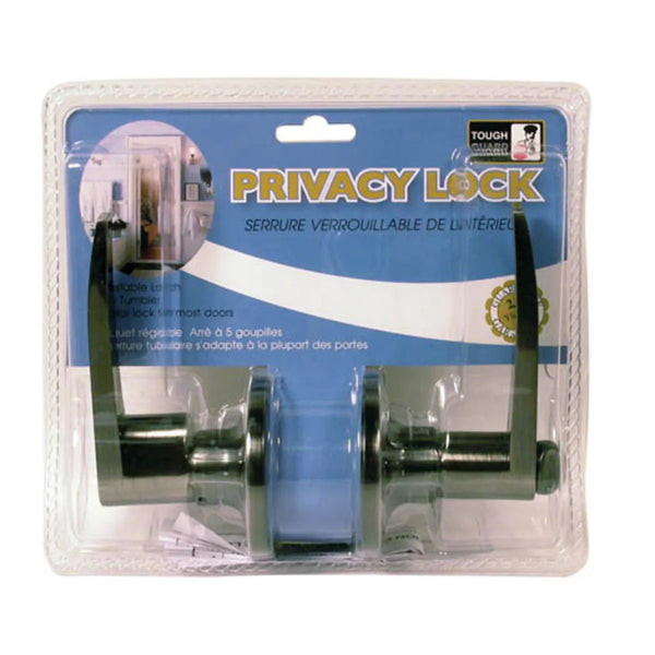 Door Lock Lever Privacy Pewter (100851)