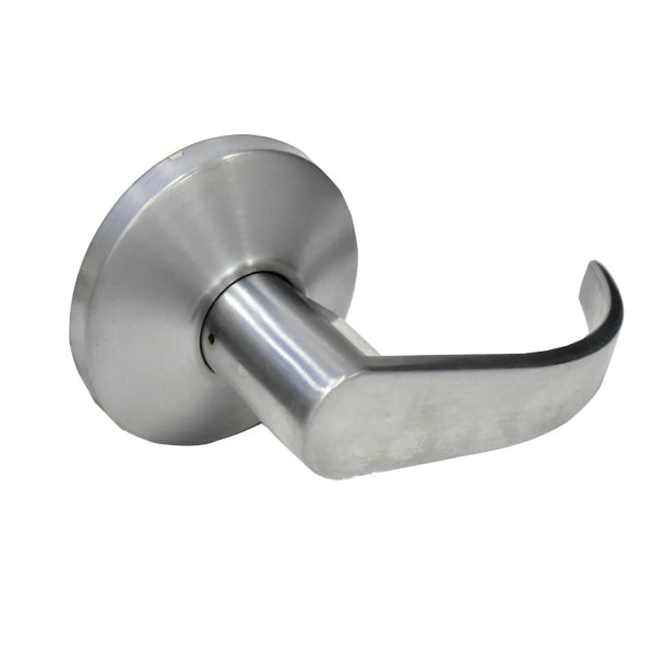 Door Lock Lever Dummy Set Satin Chrome (Commercial) Curved Handle (100870)