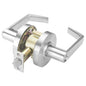 Door Lock Lever Set Privacy Satin Chrome (Commercial) Bent Handle (100881)