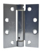 Full Mortise Adjustable Spring Hinge 4in x 4½in Square Corner Stainless Steel (100940)