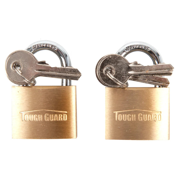 2PK Padlock Brass 1 ½in 40mm Key Alike (101005)