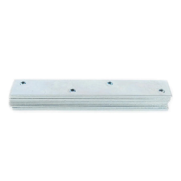 10PK Mending Plate 8in Zinc Plated (103147)