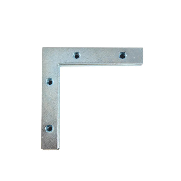 10PK Flat Corner Brace 4in Zinc Plated (103155)