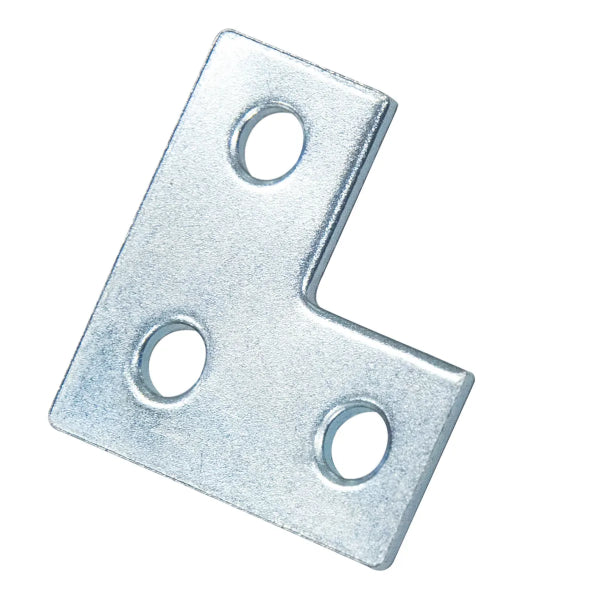 10PK Flat Corner Brace 3/4in Zinc Plated (103159)