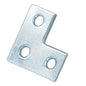 10PK Flat Corner Brace 3/4in Zinc Plated (103159)