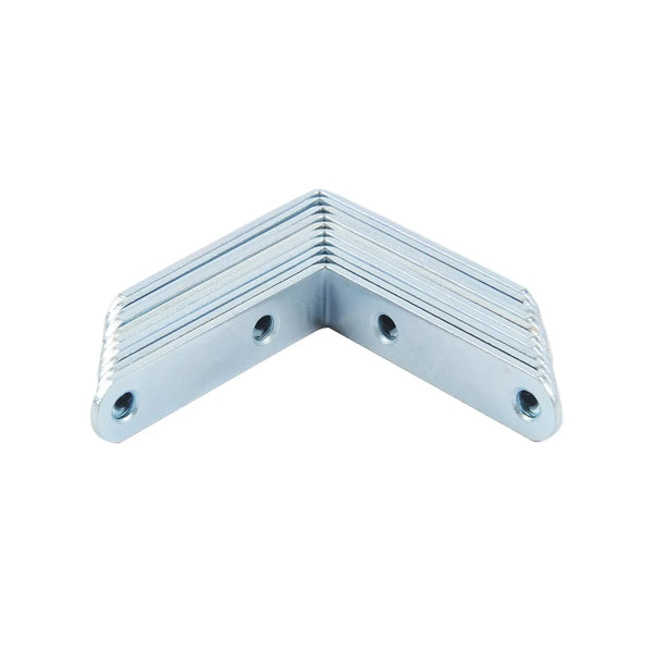10PK Corner Braces 2½in Zinc Round Corners (103163)