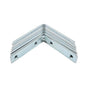 10PK Corner Brace 3½in Zinc Straight Corners (103165)